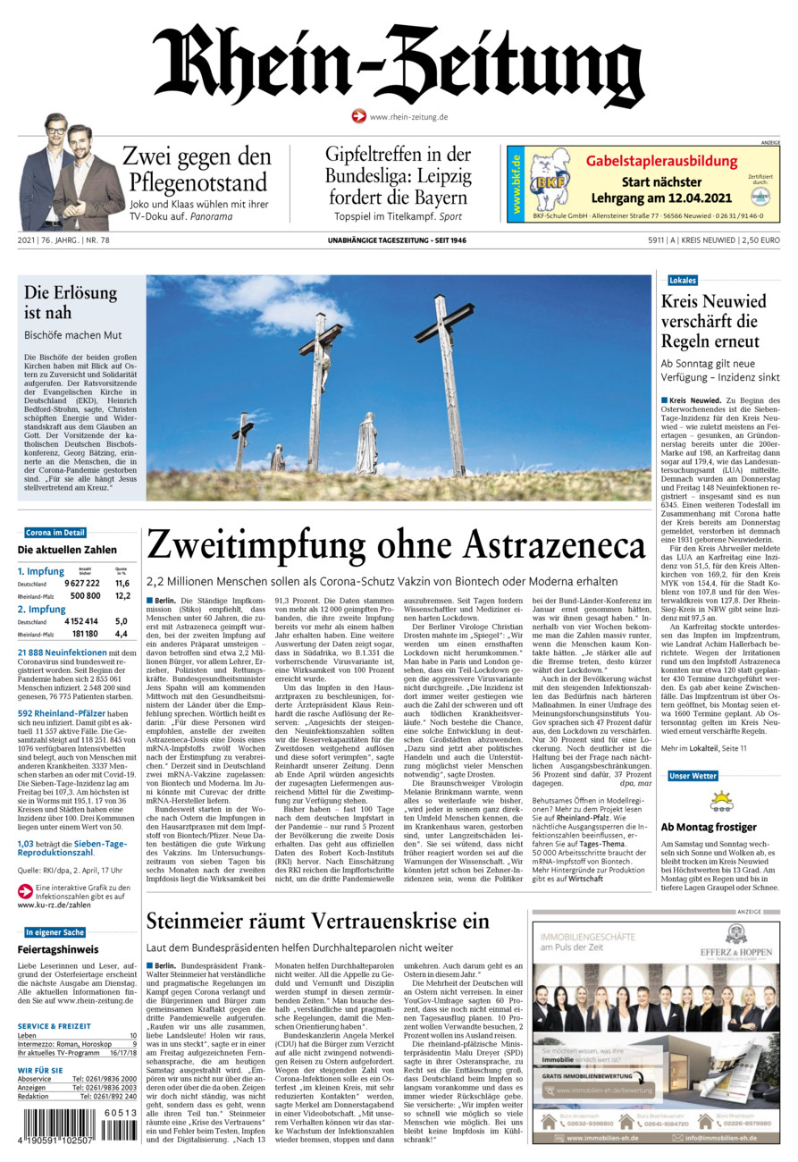 Rhein-Zeitung Kreis Neuwied vom Samstag, 03.04.2021