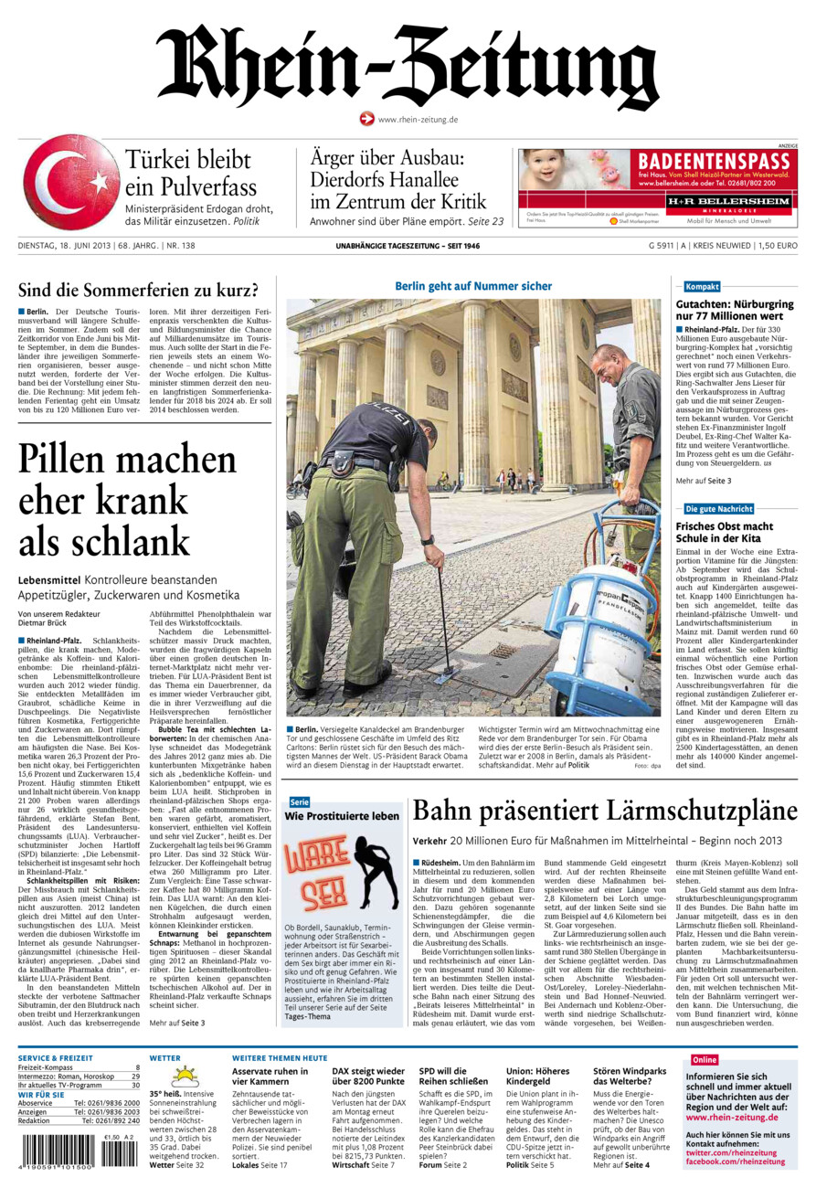 Rhein-Zeitung Kreis Neuwied vom Dienstag, 18.06.2013