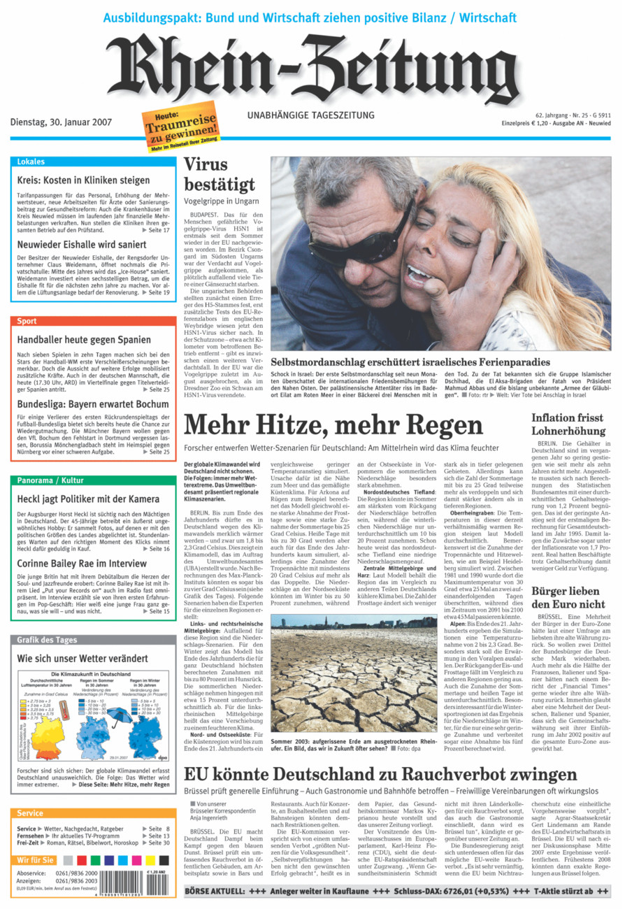 Rhein-Zeitung Kreis Neuwied vom Dienstag, 30.01.2007