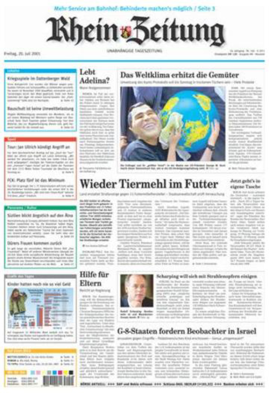 Rhein-Zeitung Kreis Neuwied vom Freitag, 20.07.2001