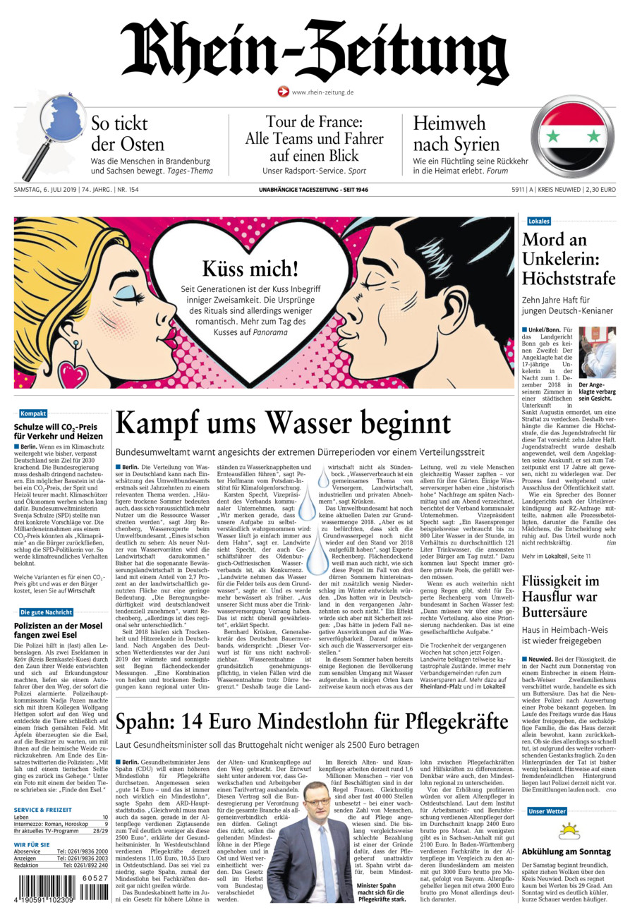 Rhein-Zeitung Kreis Neuwied vom Samstag, 06.07.2019
