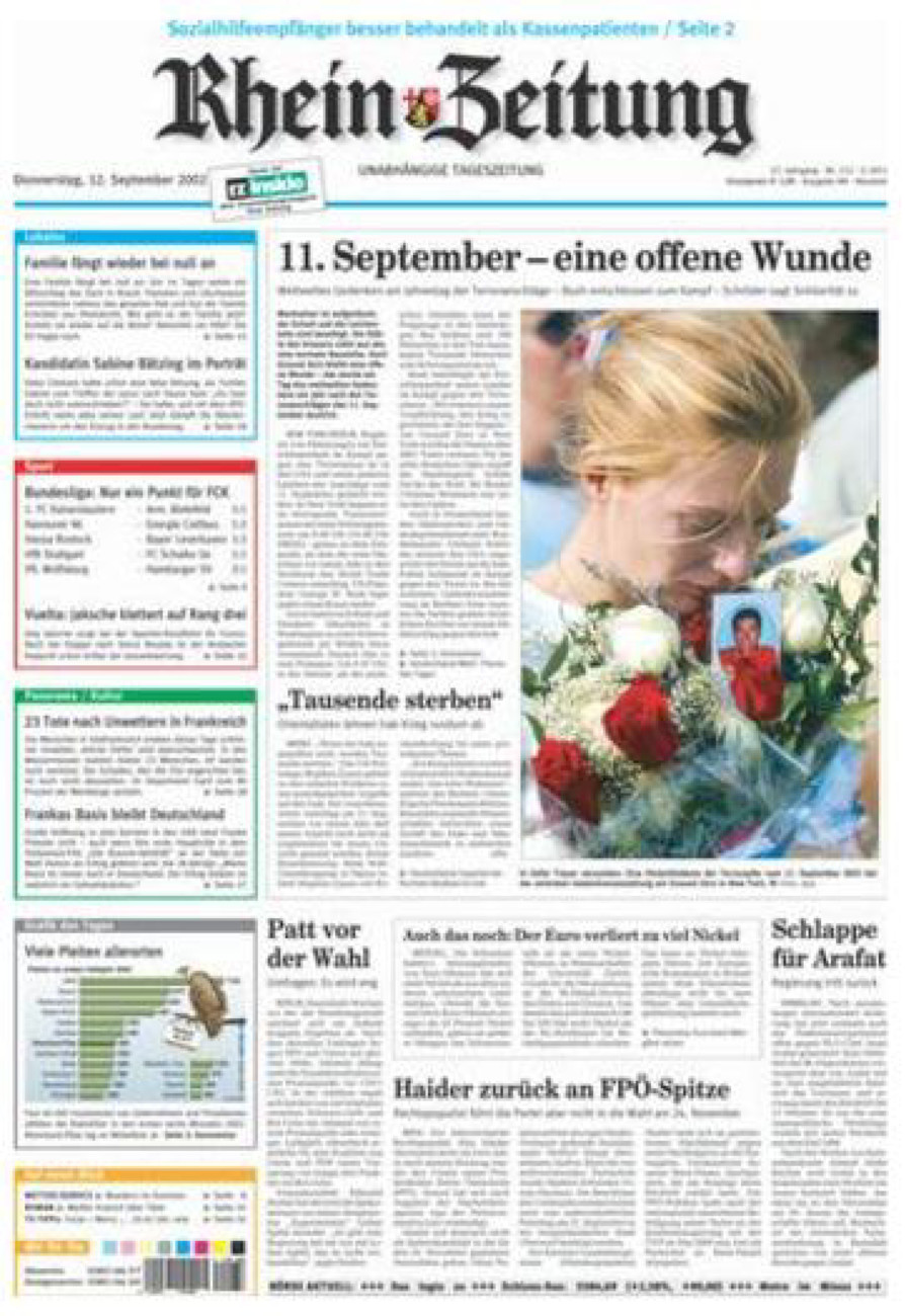 Rhein-Zeitung Kreis Neuwied vom Donnerstag, 12.09.2002