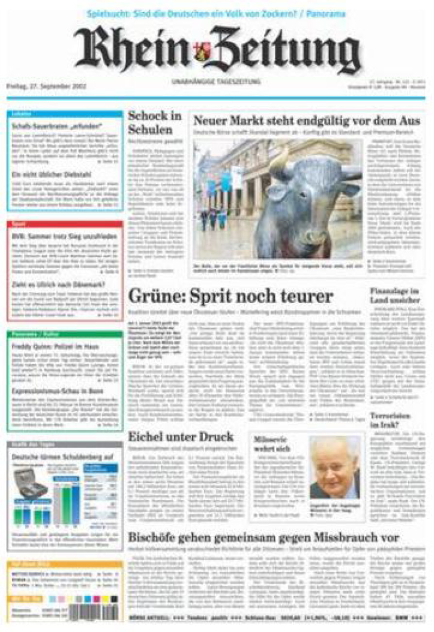 Rhein-Zeitung Kreis Neuwied vom Freitag, 27.09.2002