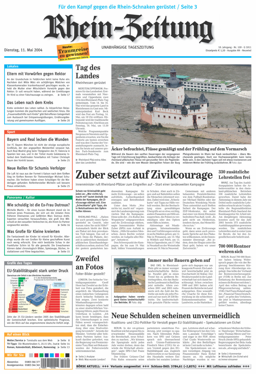 Rhein-Zeitung Kreis Neuwied vom Dienstag, 11.05.2004