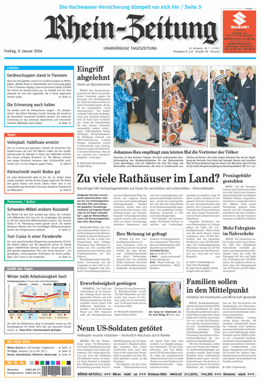 Rhein-Zeitung Kreis Neuwied vom Freitag, 09.01.2004
