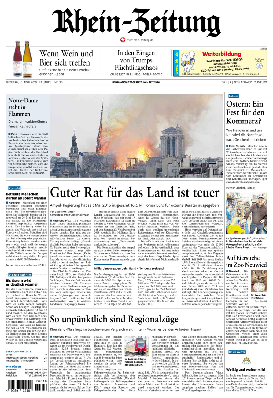 Rhein-Zeitung Kreis Neuwied vom Dienstag, 16.04.2019