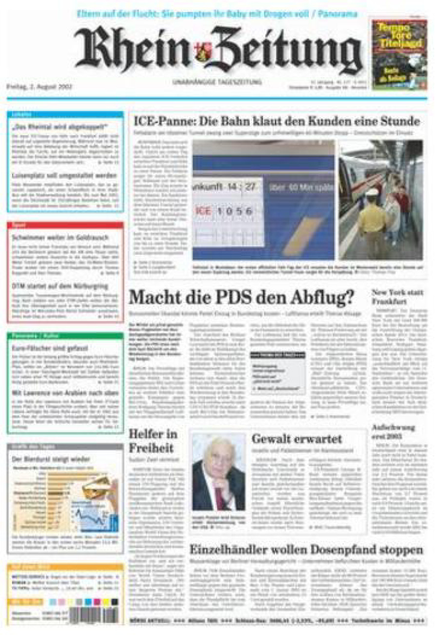 Rhein-Zeitung Kreis Neuwied vom Freitag, 02.08.2002
