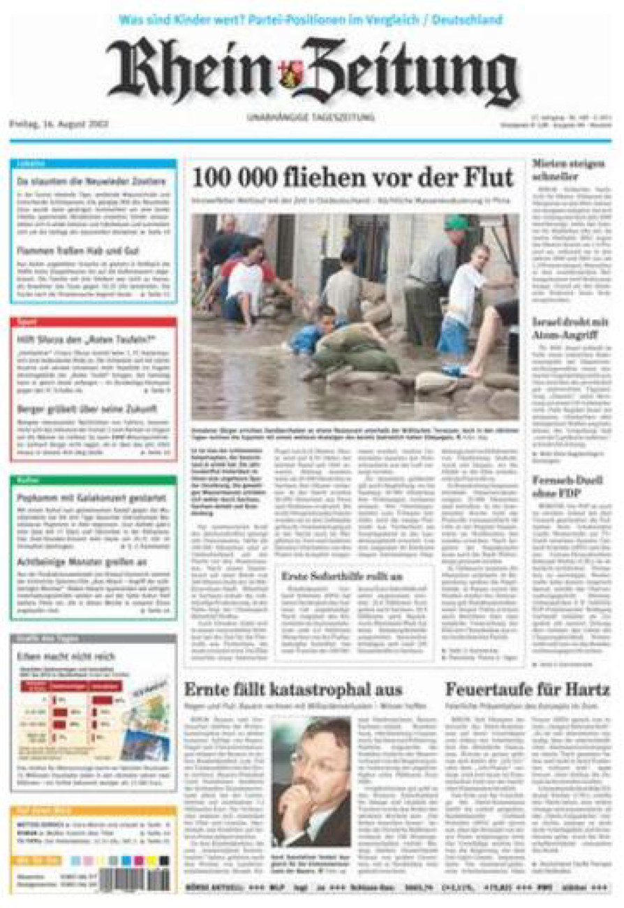 Rhein-Zeitung Kreis Neuwied vom Freitag, 16.08.2002