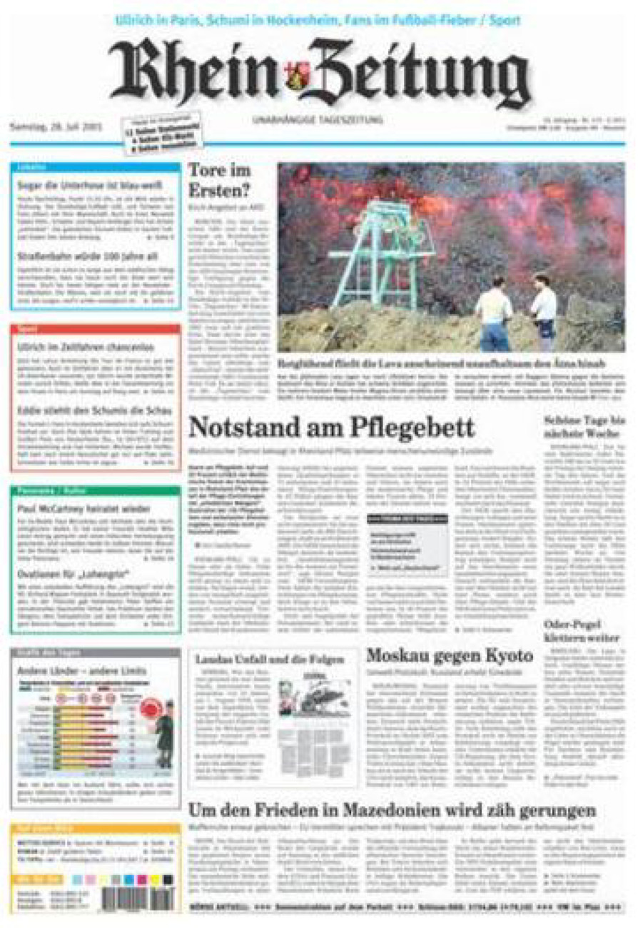 Rhein-Zeitung Kreis Neuwied vom Samstag, 28.07.2001
