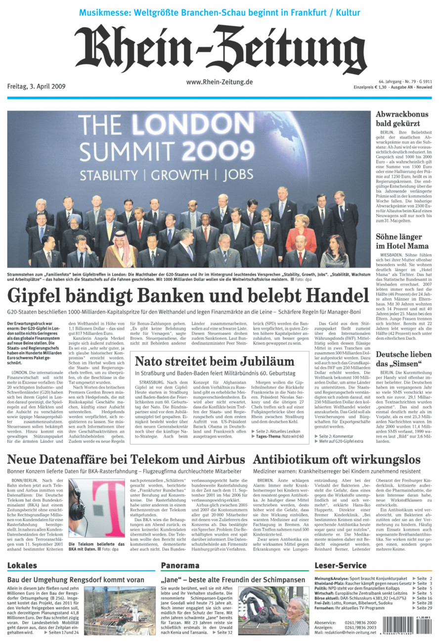 Rhein-Zeitung Kreis Neuwied vom Freitag, 03.04.2009