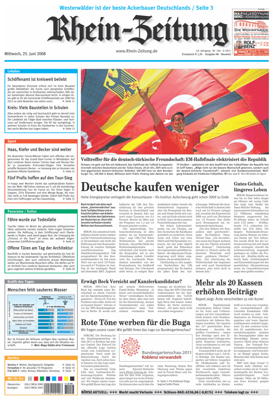 Rhein-Zeitung Kreis Neuwied vom Mittwoch, 25.06.2008