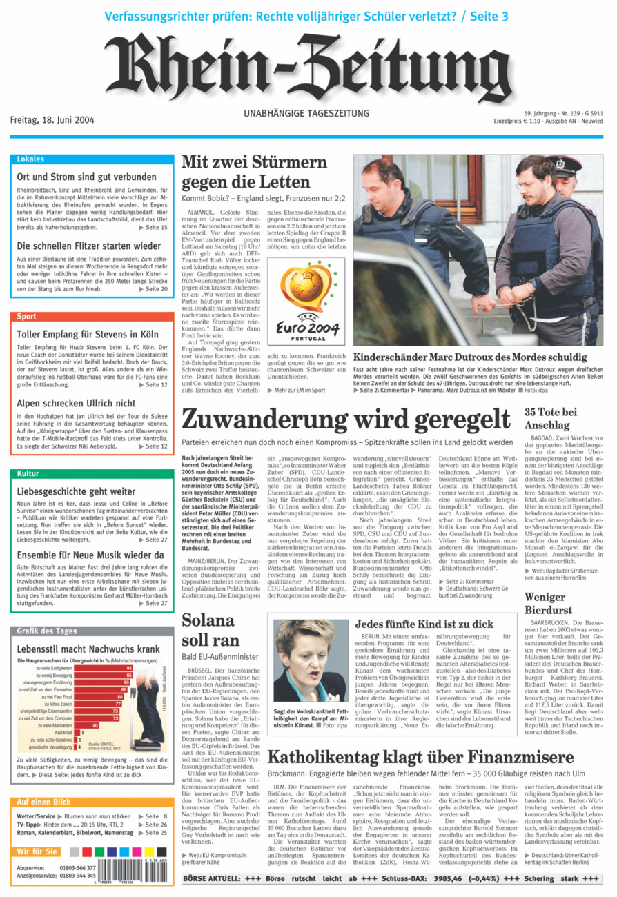 Rhein-Zeitung Kreis Neuwied vom Freitag, 18.06.2004