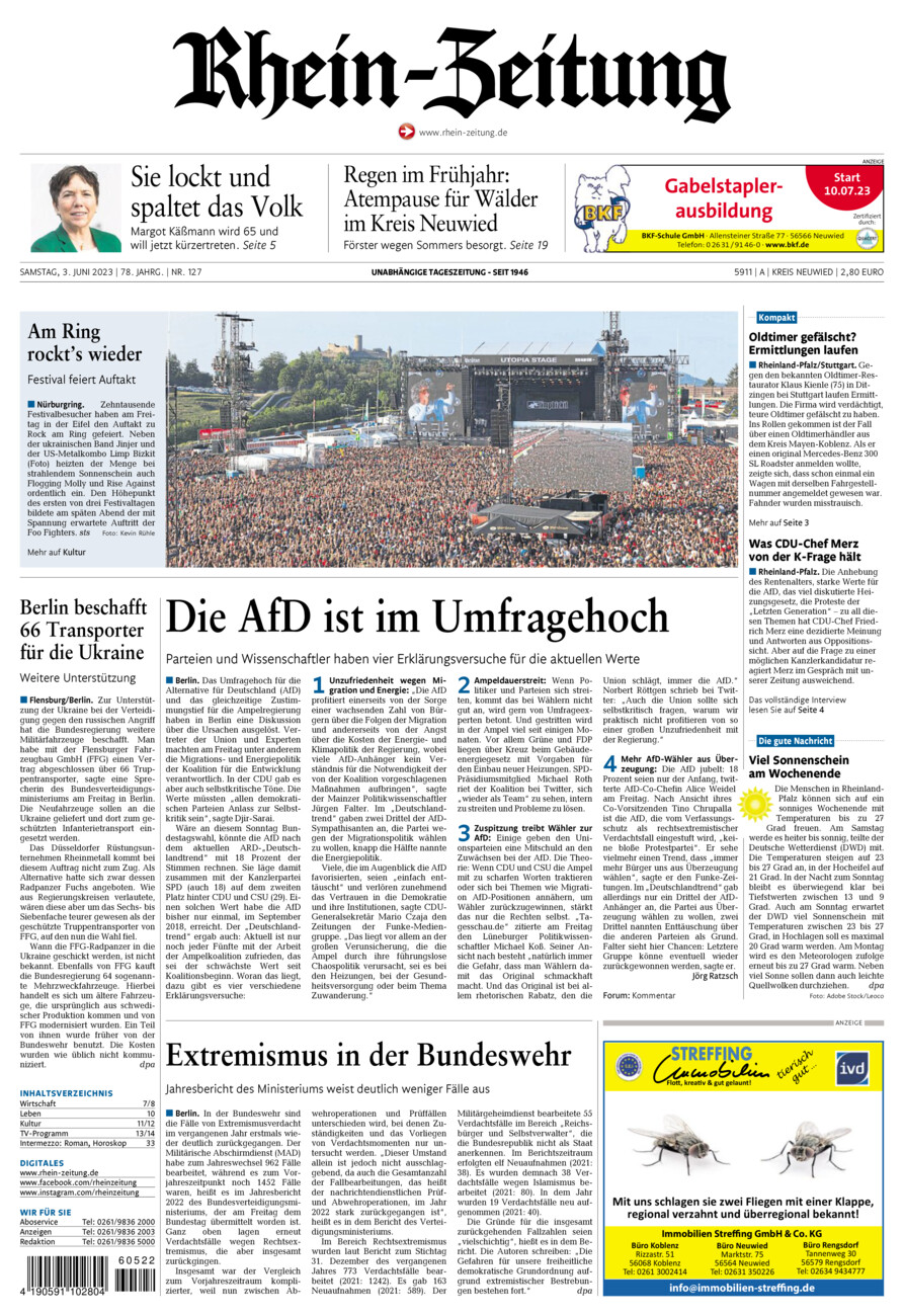 Rhein-Zeitung Kreis Neuwied vom Samstag, 03.06.2023