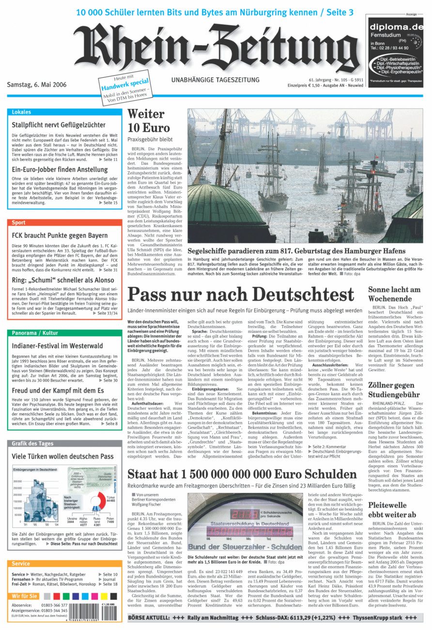 Rhein-Zeitung Kreis Neuwied vom Samstag, 06.05.2006