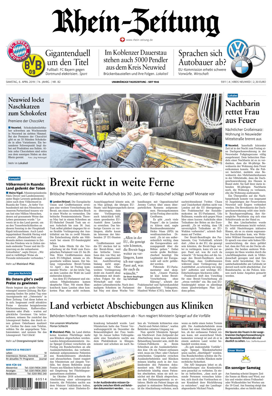 Rhein-Zeitung Kreis Neuwied vom Samstag, 06.04.2019