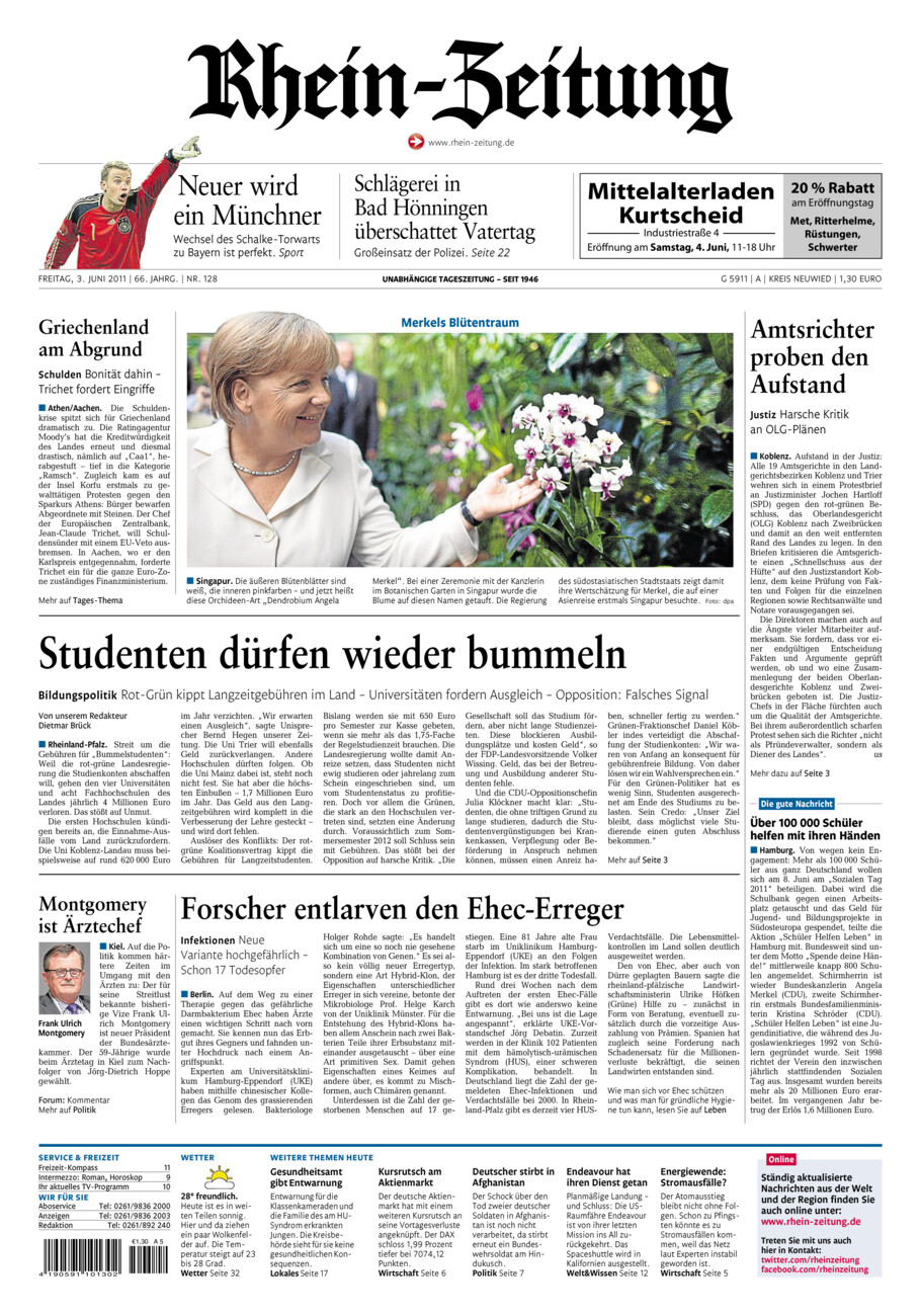 Rhein-Zeitung Kreis Neuwied vom Freitag, 03.06.2011