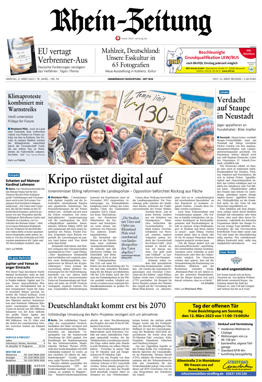 Rhein-Zeitung Kreis Neuwied vom Samstag, 04.03.2023