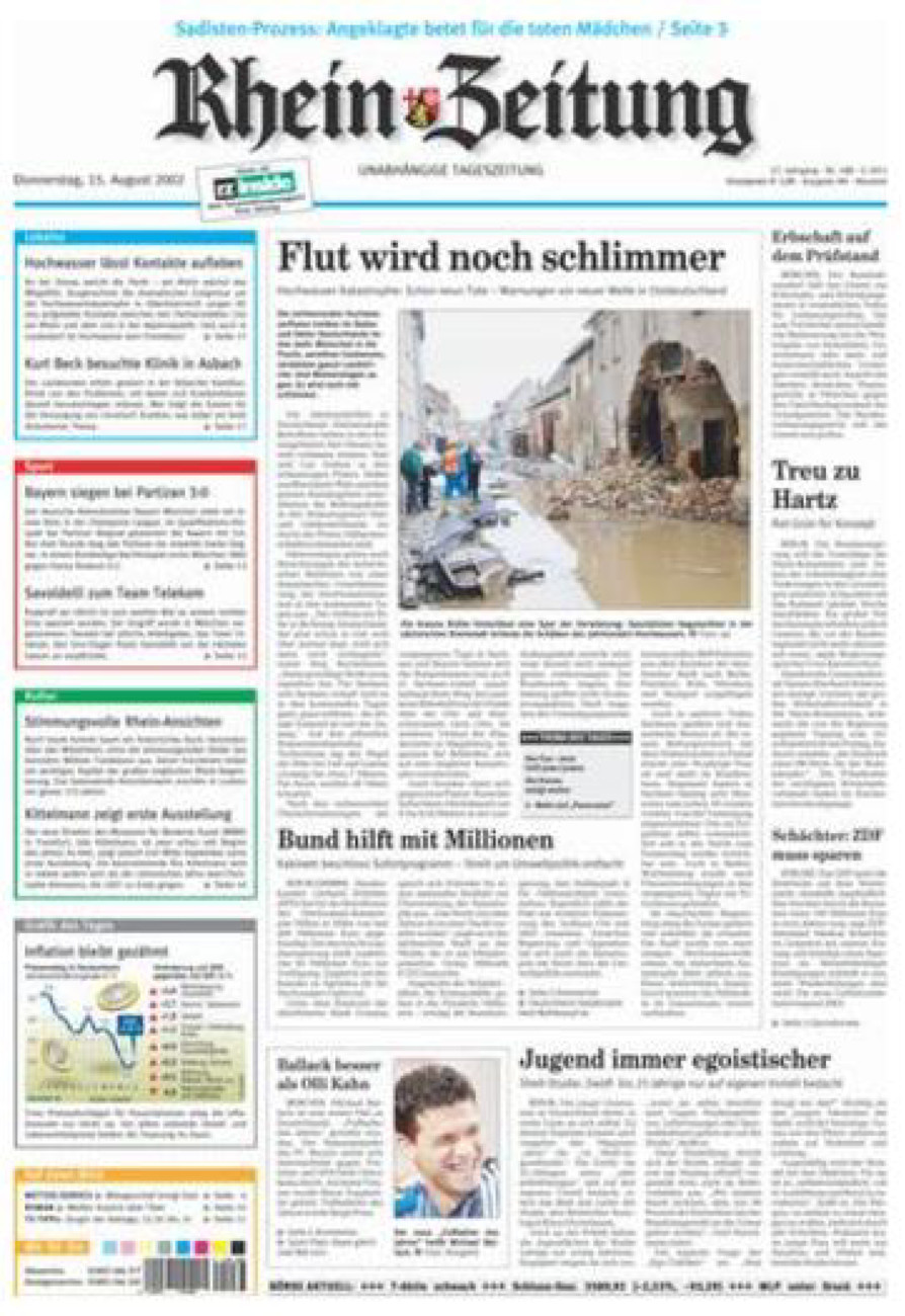 Rhein-Zeitung Kreis Neuwied vom Donnerstag, 15.08.2002