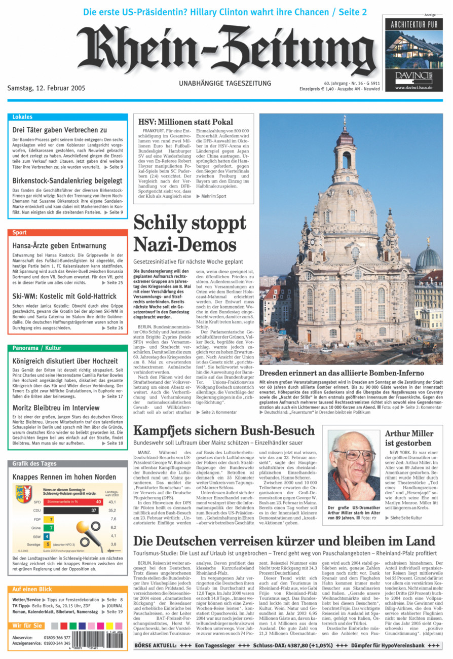 Rhein-Zeitung Kreis Neuwied vom Samstag, 12.02.2005