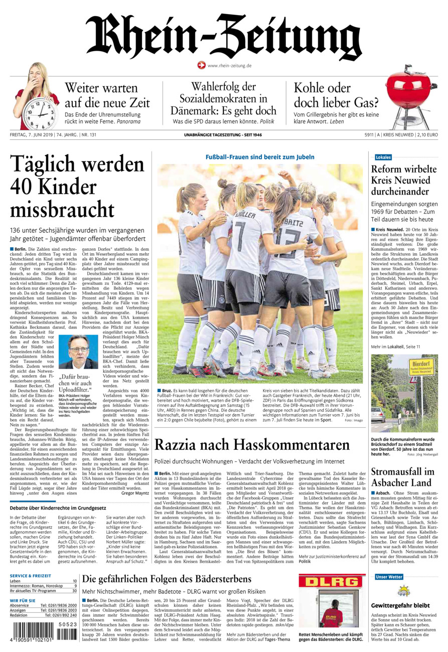 Rhein-Zeitung Kreis Neuwied vom Freitag, 07.06.2019