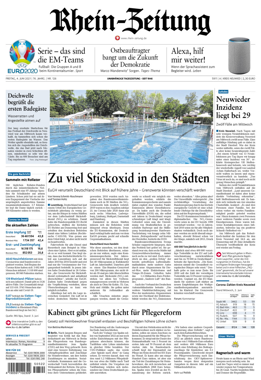Rhein-Zeitung Kreis Neuwied vom Freitag, 04.06.2021