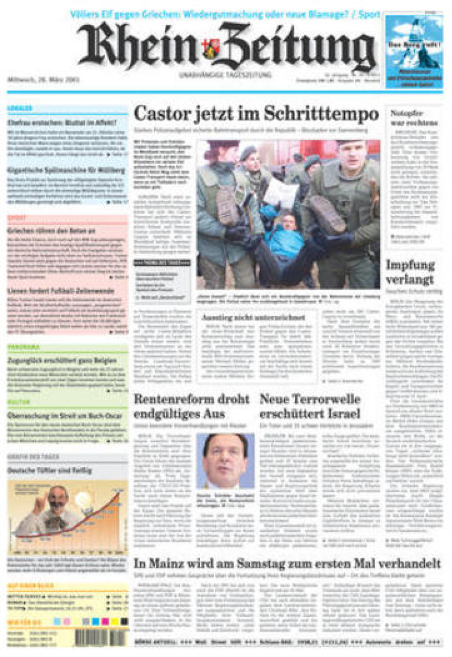 Rhein-Zeitung Kreis Neuwied vom Mittwoch, 28.03.2001