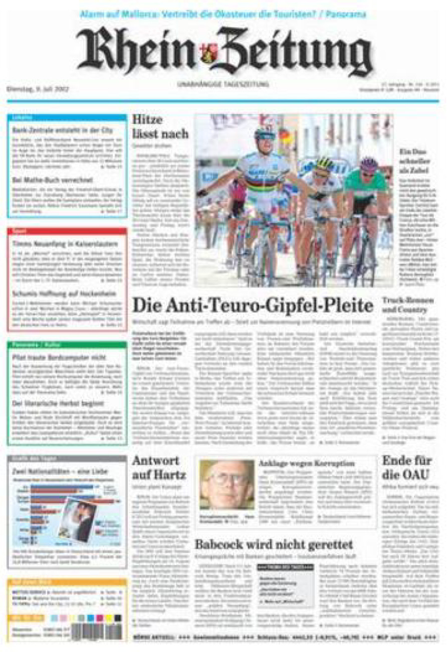 Rhein-Zeitung Kreis Neuwied vom Dienstag, 09.07.2002
