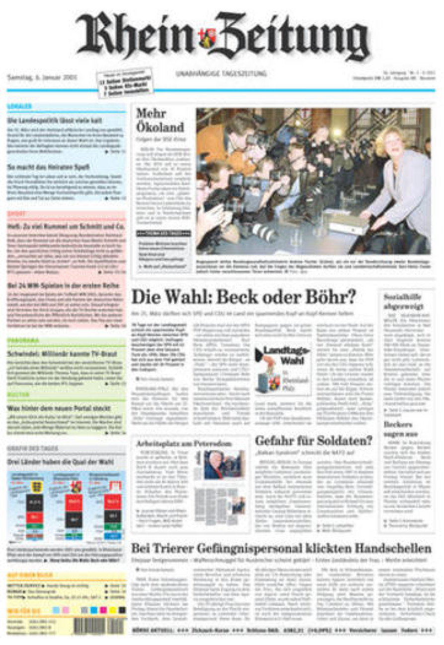 Rhein-Zeitung Kreis Neuwied vom Samstag, 06.01.2001