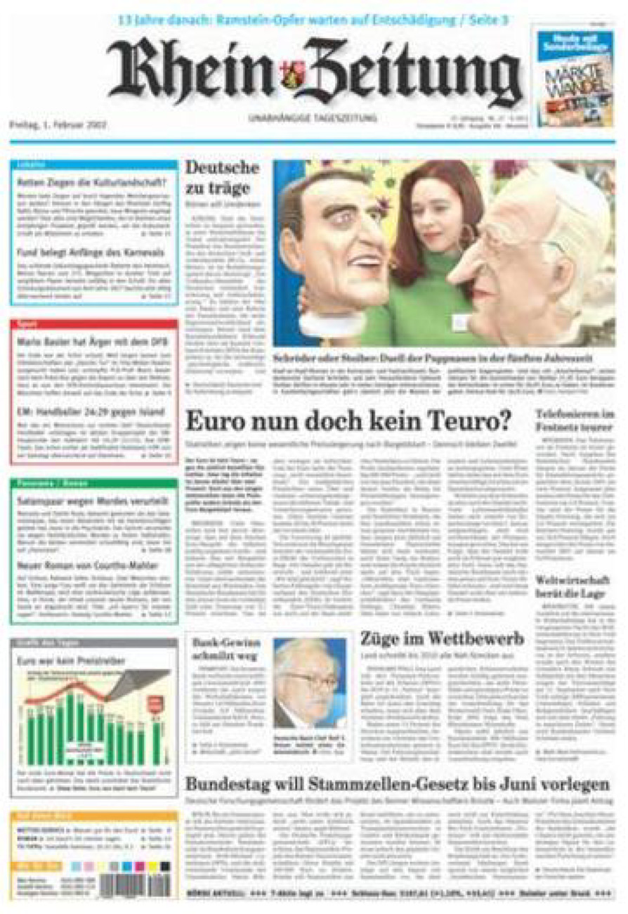 Rhein-Zeitung Kreis Neuwied vom Freitag, 01.02.2002