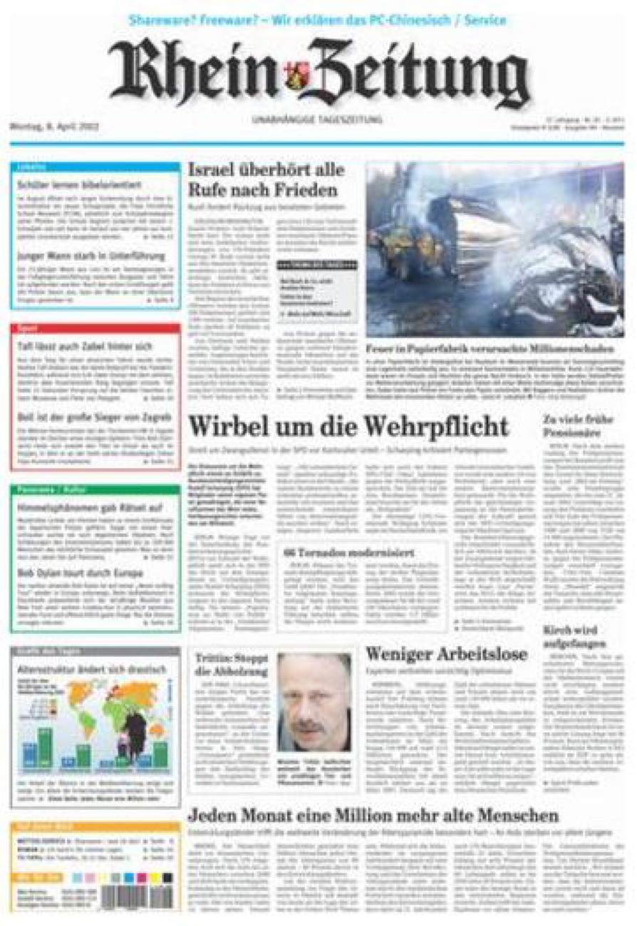 Rhein-Zeitung Kreis Neuwied vom Montag, 08.04.2002