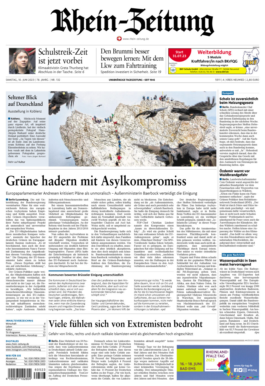 Rhein-Zeitung Kreis Neuwied vom Samstag, 10.06.2023
