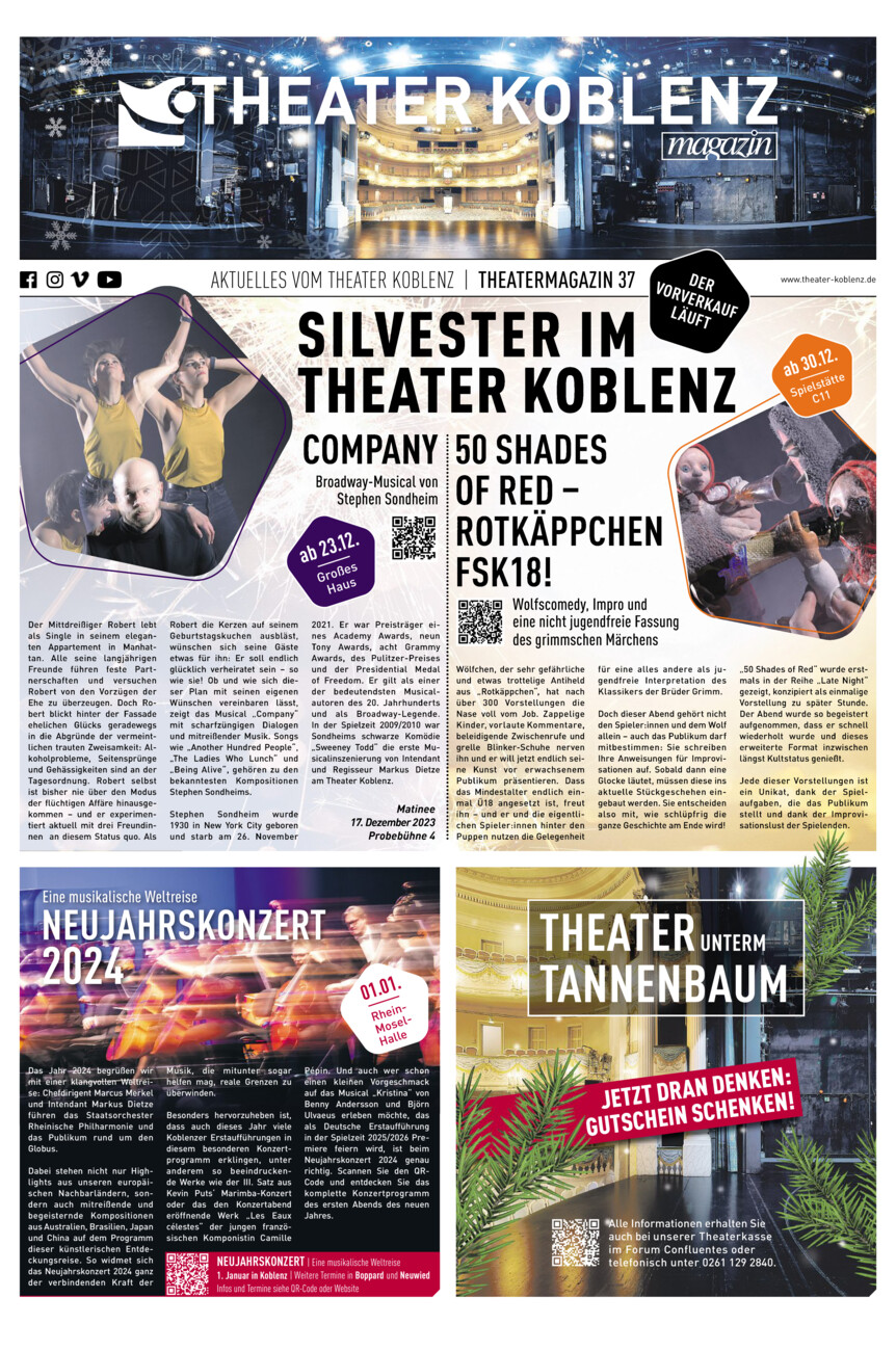 Theatermagazin Koblenz