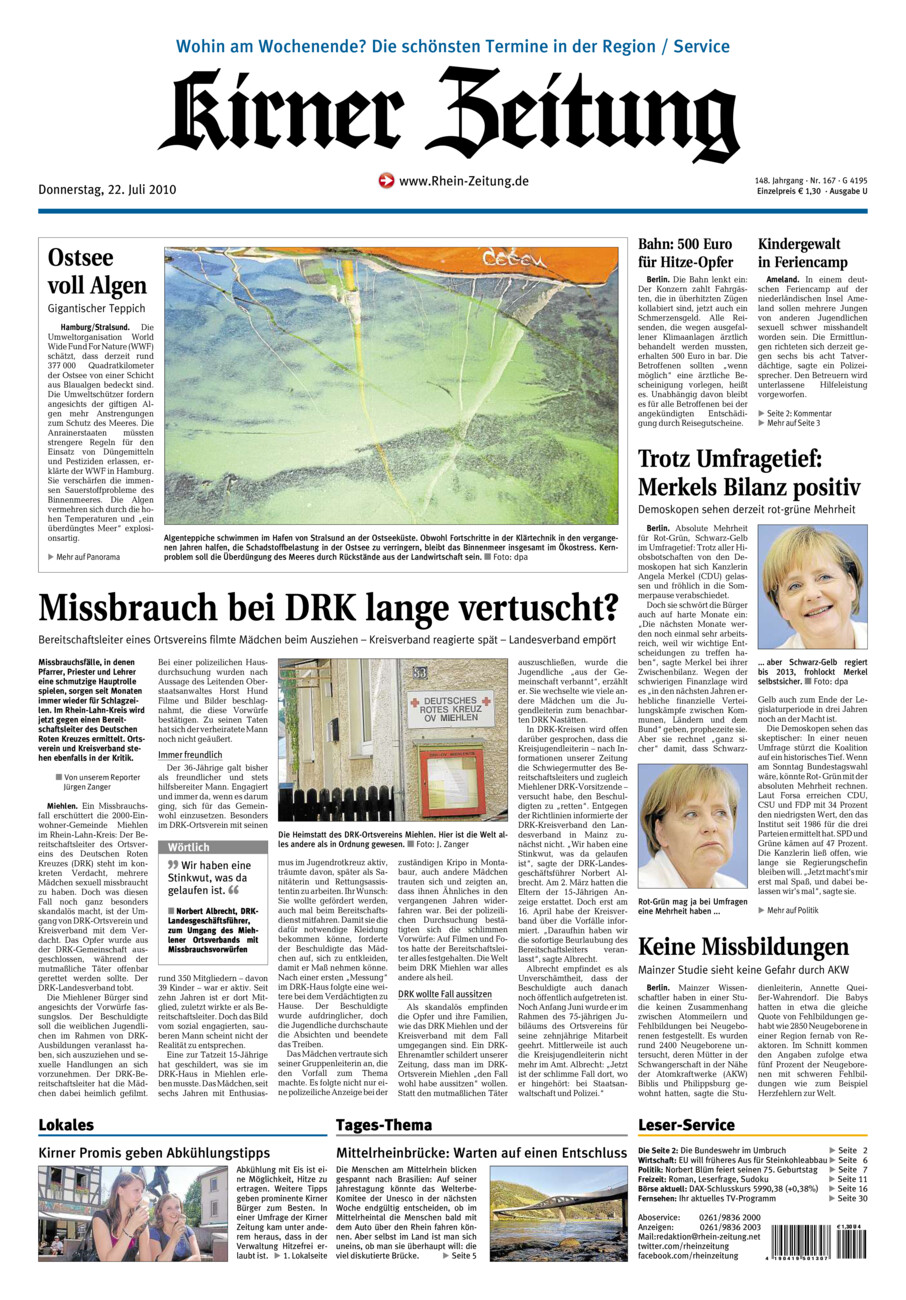 Oeffentlicher Anzeiger Kirn (Archiv) vom Donnerstag, 22.07.2010
