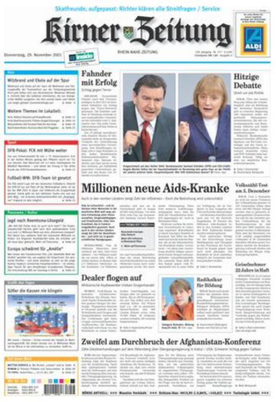 Oeffentlicher Anzeiger Kirn (Archiv) vom Donnerstag, 29.11.2001