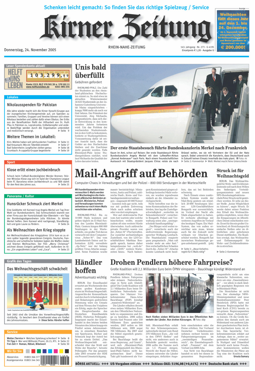 Oeffentlicher Anzeiger Kirn (Archiv) vom Donnerstag, 24.11.2005