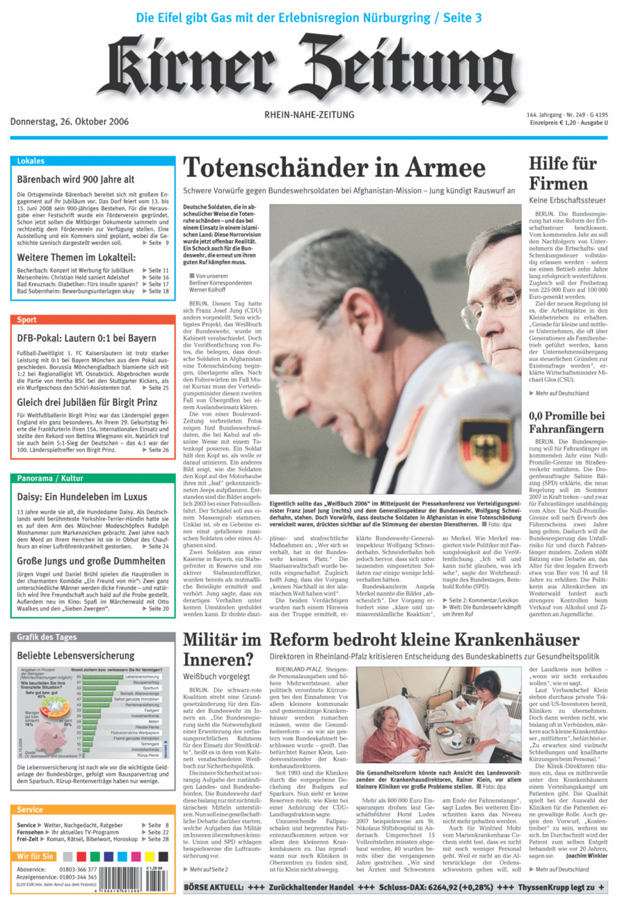 Oeffentlicher Anzeiger Kirn (Archiv) vom Donnerstag, 26.10.2006