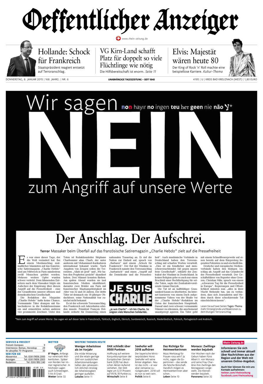 Oeffentlicher Anzeiger Kirn (Archiv) vom Donnerstag, 08.01.2015
