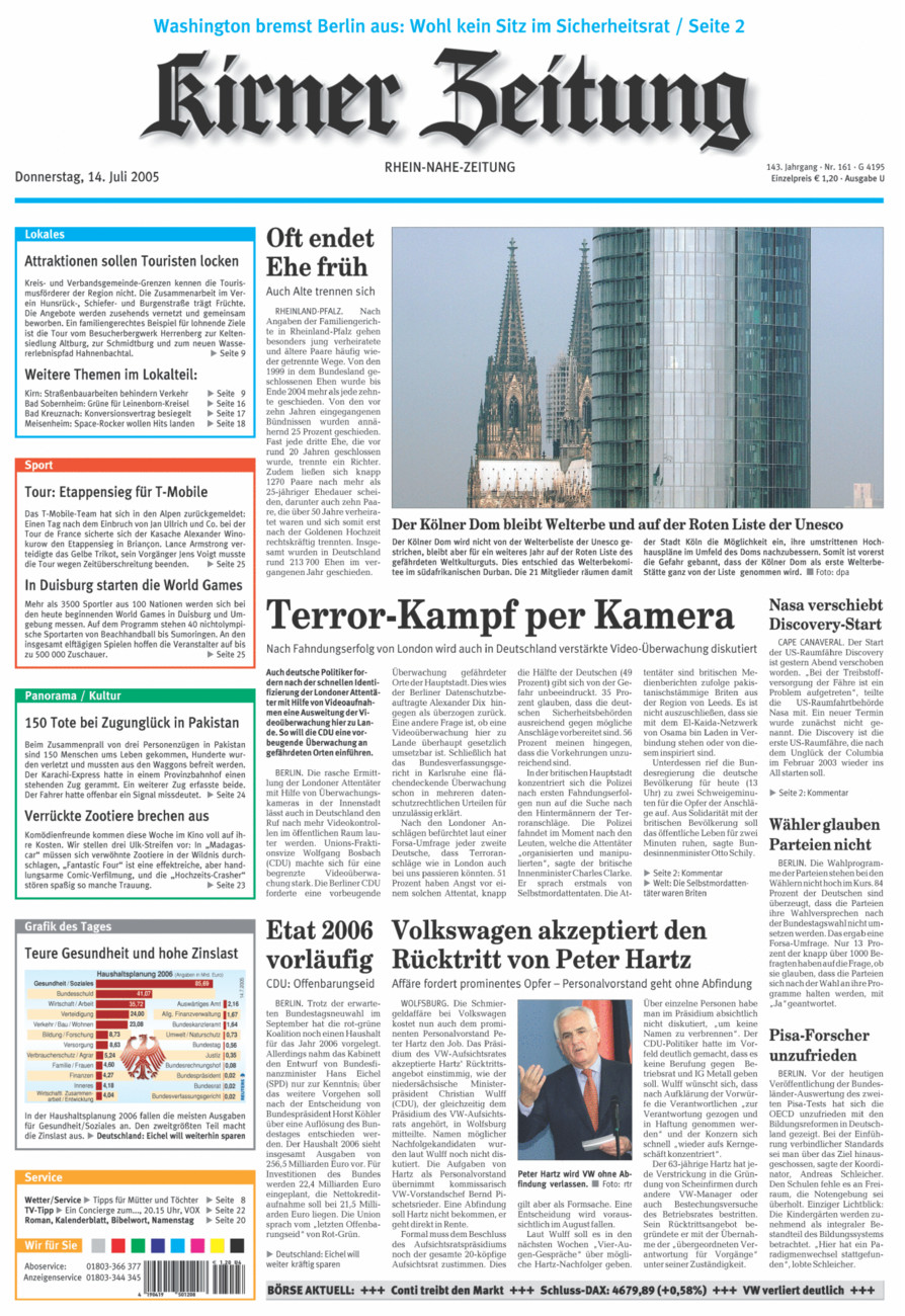 Oeffentlicher Anzeiger Kirn (Archiv) vom Donnerstag, 14.07.2005