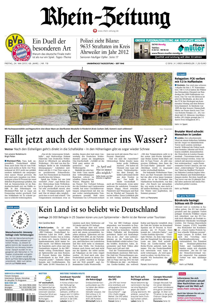 Rhein-Zeitung Kreis Ahrweiler vom Freitag, 24.05.2013