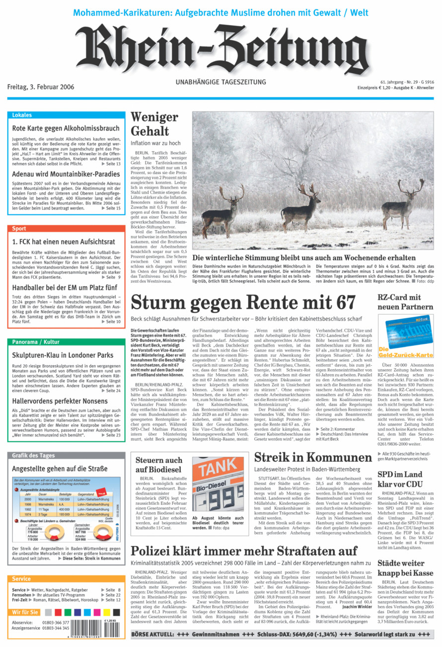 Rhein-Zeitung Kreis Ahrweiler vom Freitag, 03.02.2006