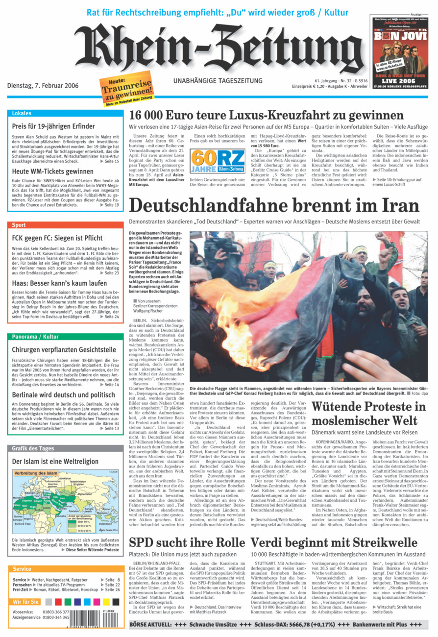 Rhein-Zeitung Kreis Ahrweiler vom Dienstag, 07.02.2006