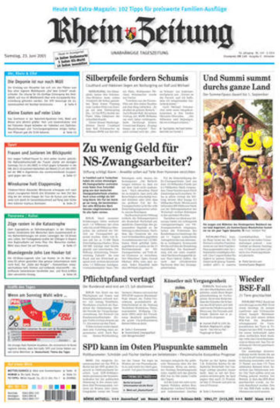 Rhein-Zeitung Kreis Ahrweiler vom Samstag, 23.06.2001