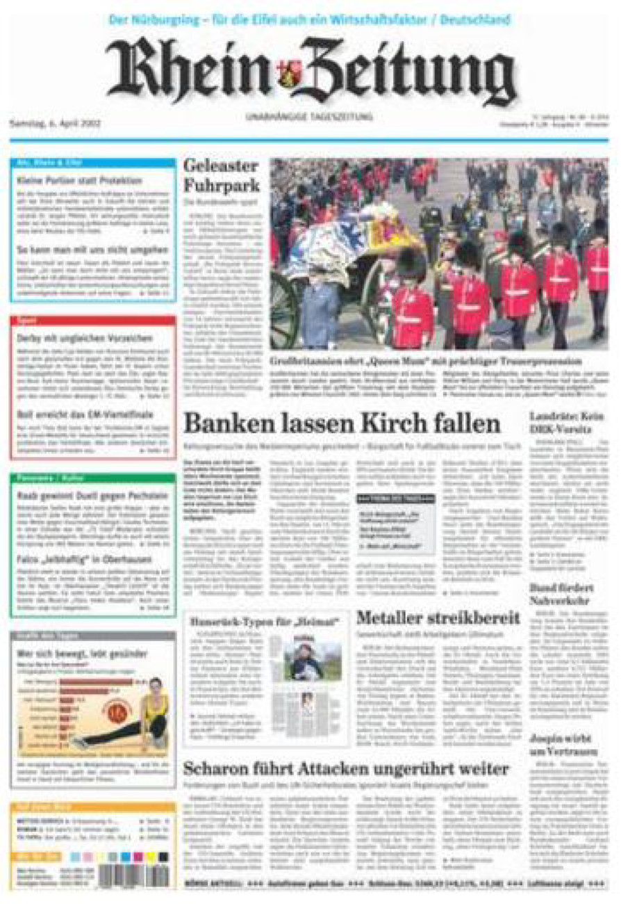 Rhein-Zeitung Kreis Ahrweiler vom Samstag, 06.04.2002