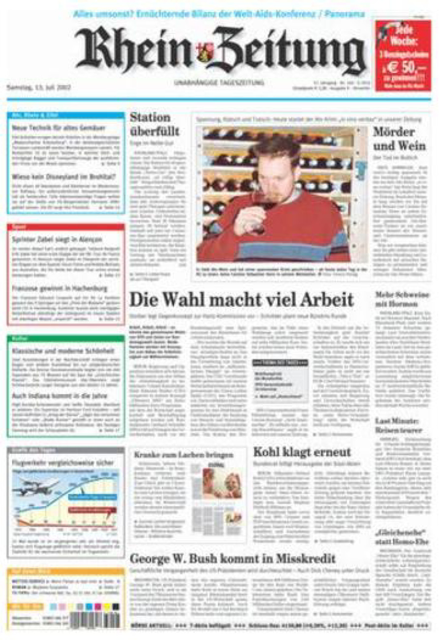 Rhein-Zeitung Kreis Ahrweiler vom Samstag, 13.07.2002