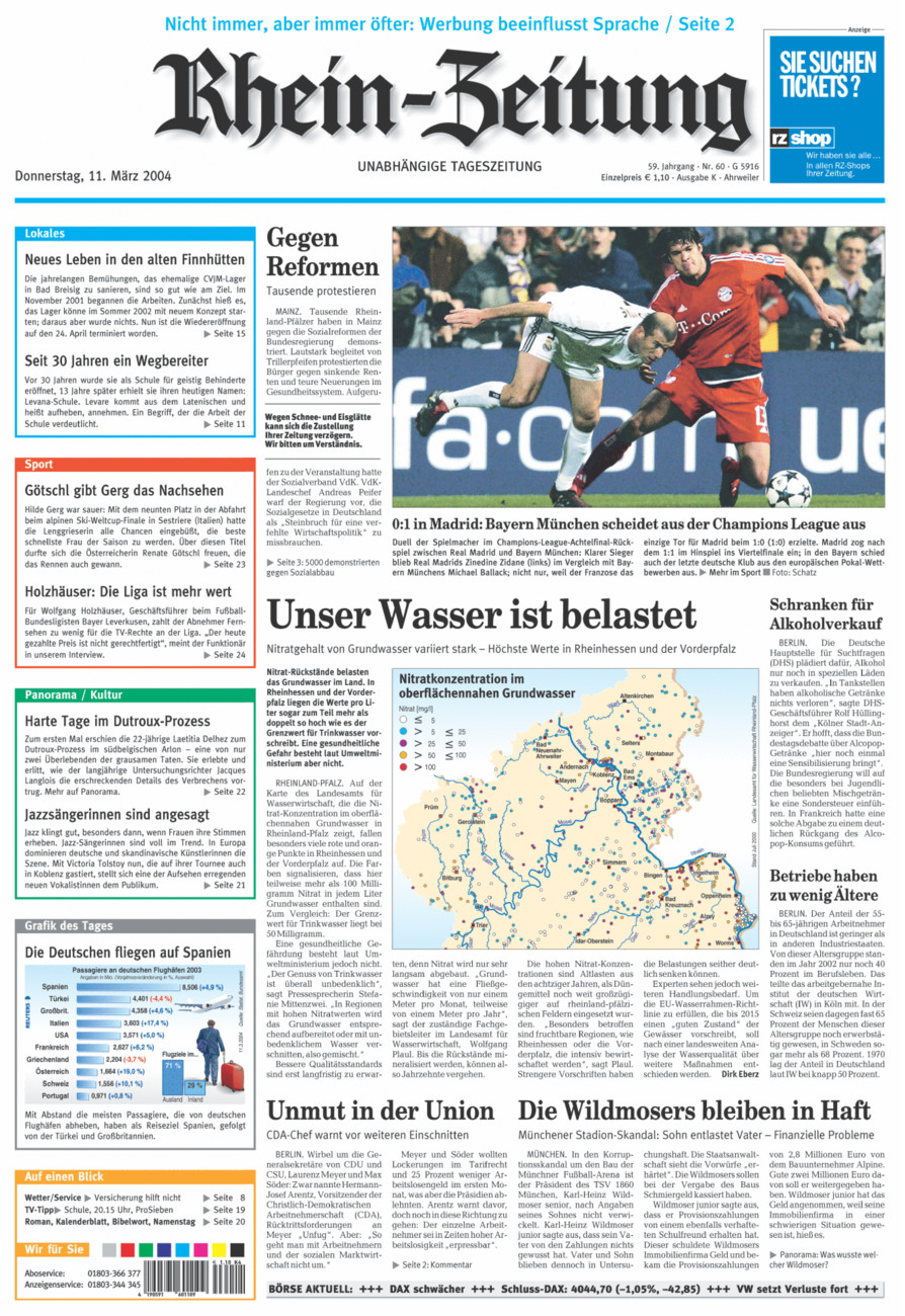 Rhein-Zeitung Kreis Ahrweiler vom Donnerstag, 11.03.2004