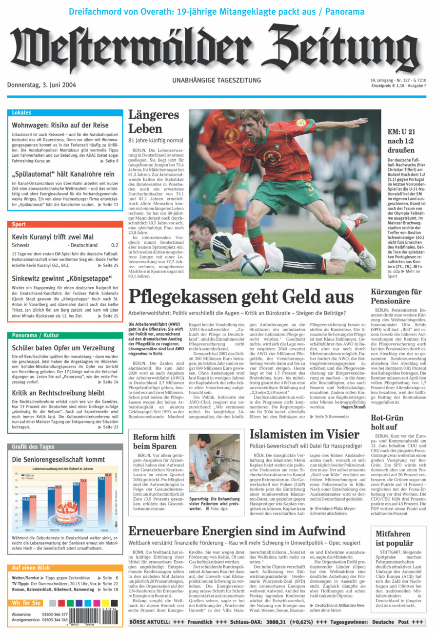 Westerwälder Zeitung vom Donnerstag, 03.06.2004