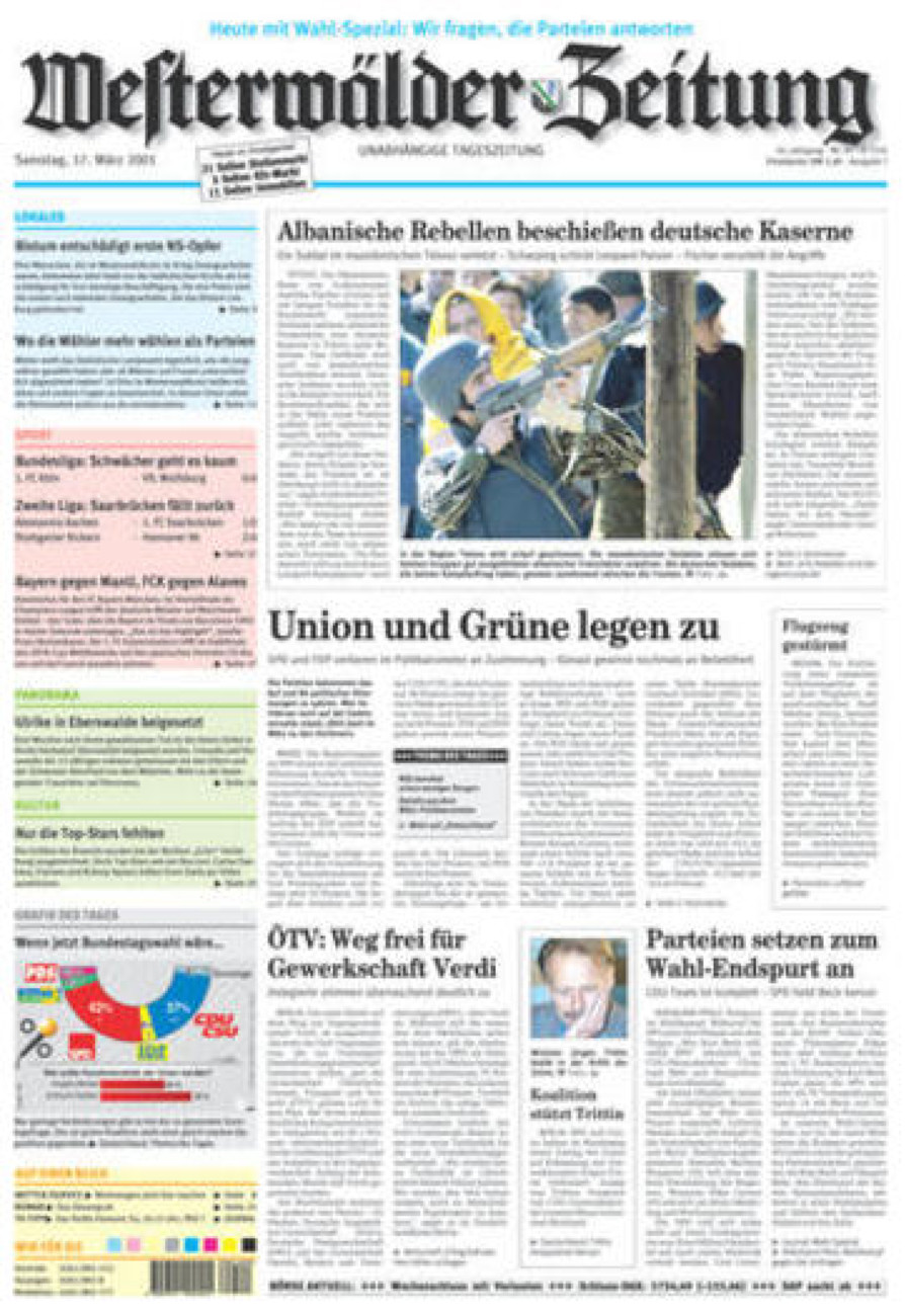 Westerwälder Zeitung vom Samstag, 17.03.2001