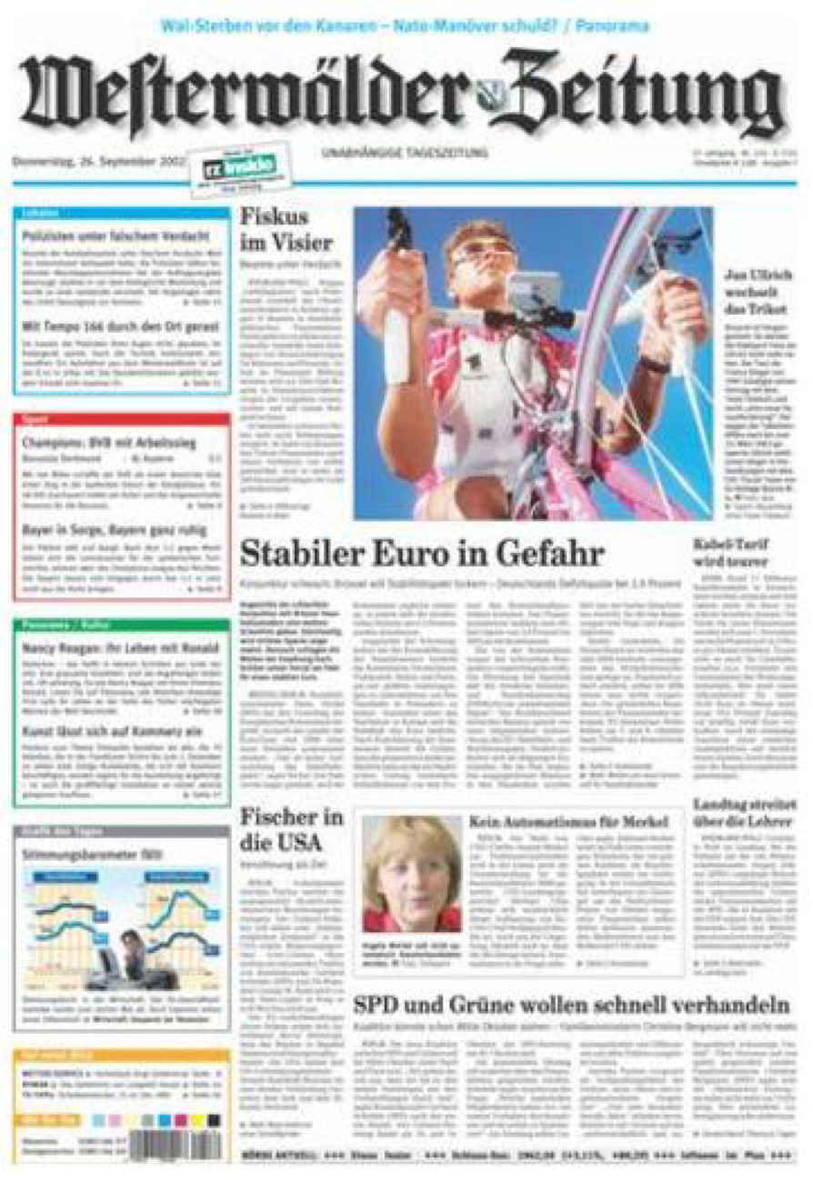 Westerwälder Zeitung vom Donnerstag, 26.09.2002