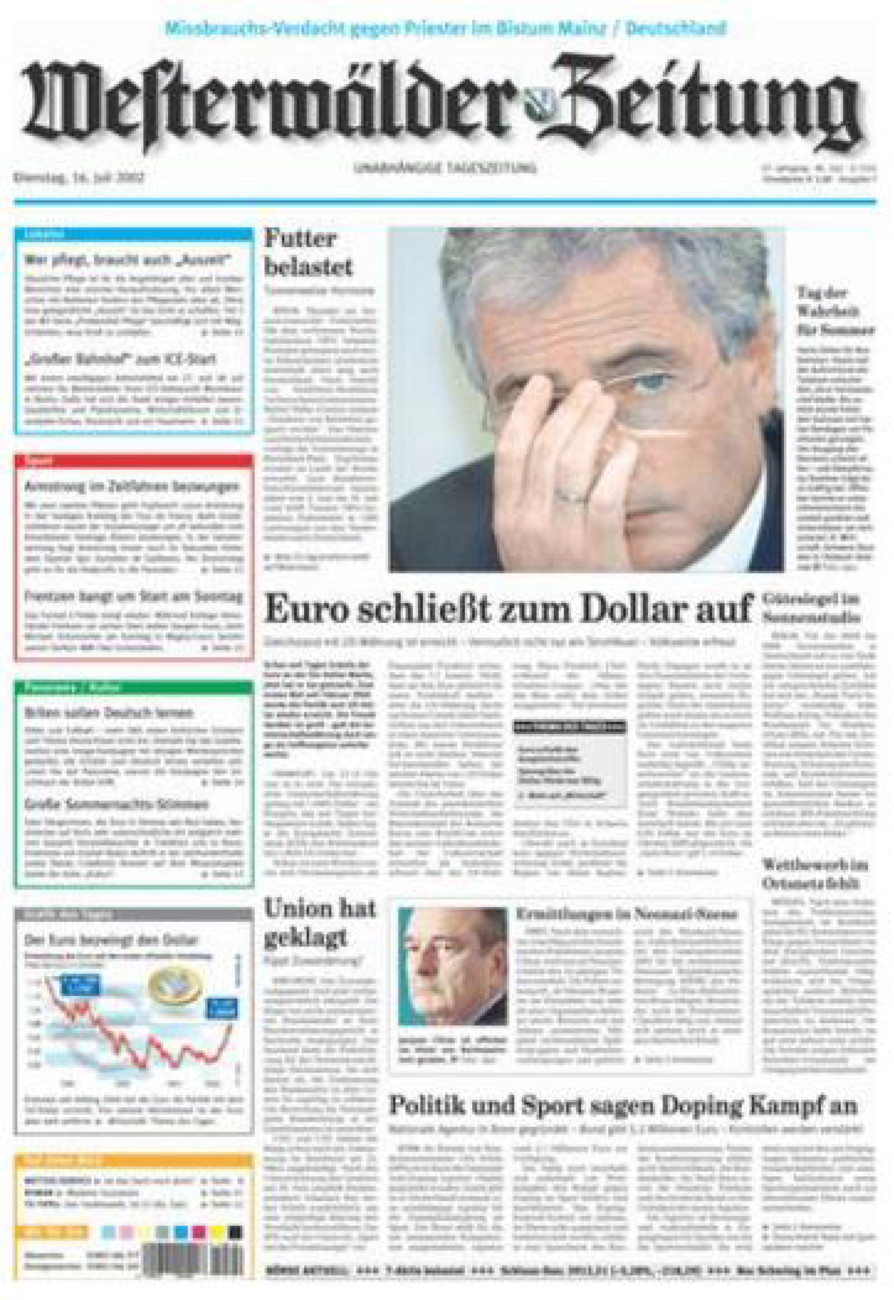 Westerwälder Zeitung vom Dienstag, 16.07.2002