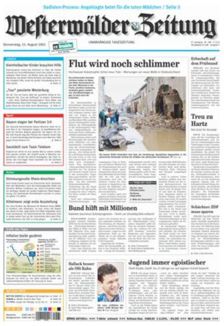 Westerwälder Zeitung vom Donnerstag, 15.08.2002